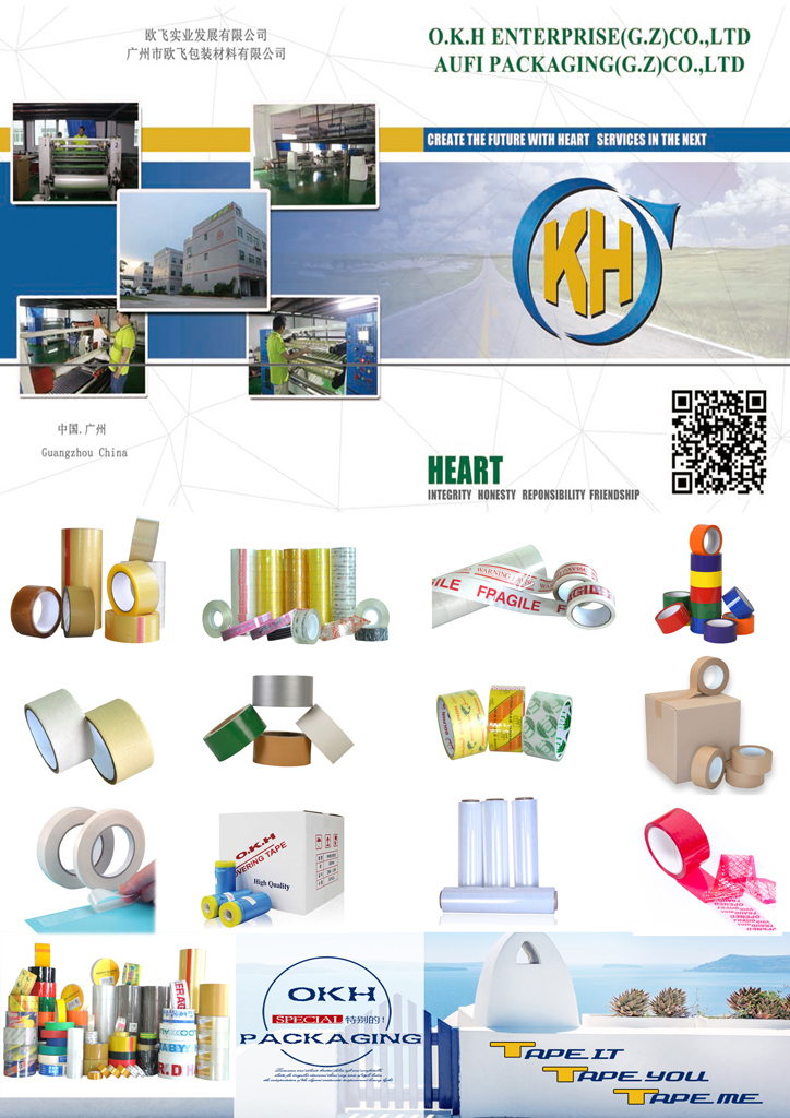 Okh Brand BOPP Packing Tape Made of Acrylic Adhesive