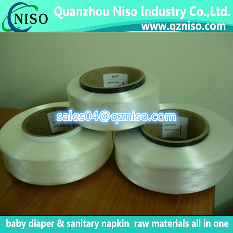 Baby Diaper Raw Materials Elastic Spandex Yarn with High Quality