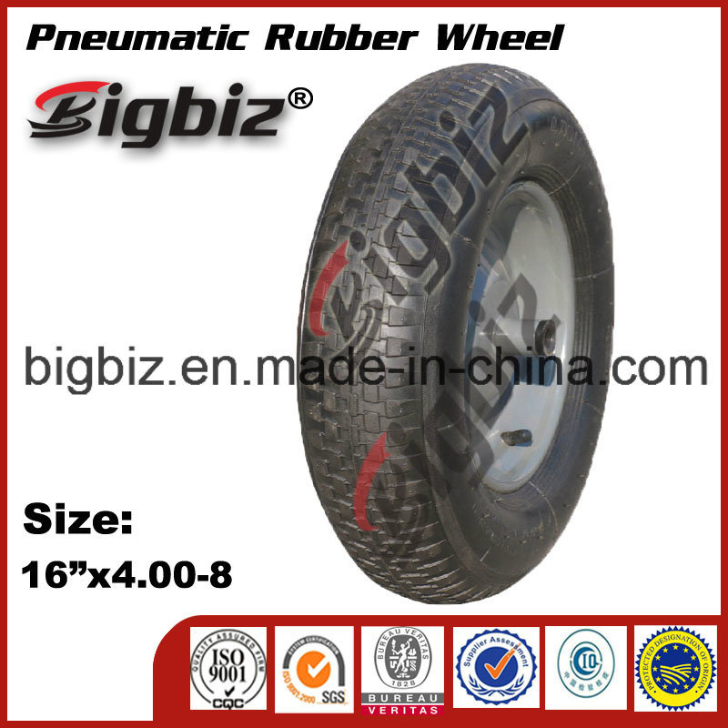 Popular Semi-Pneumatic Wheelbarrow Rubber Wheel