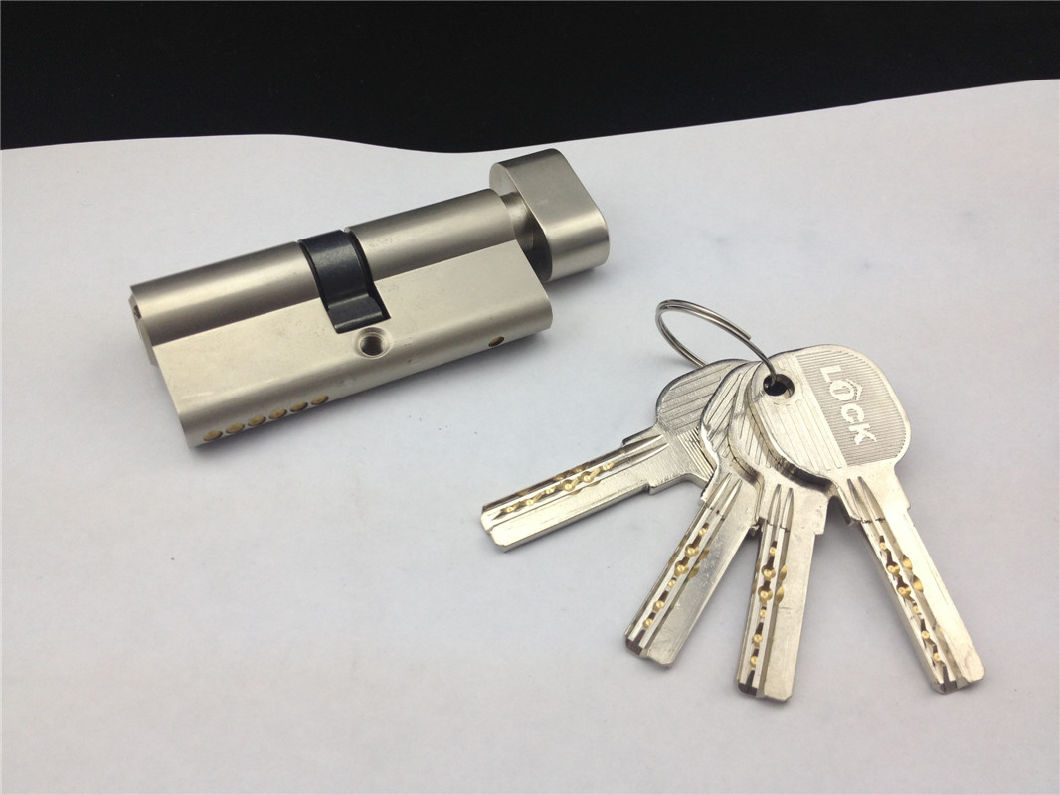 Good Quality Euro Standard Computer Key Brass Cylinder