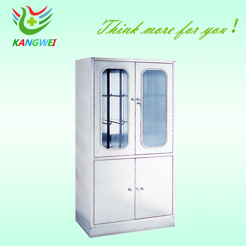 Medical Hospital Stainless Steel Apparatus Cupboard Instrument Cabinet Slv-D4013