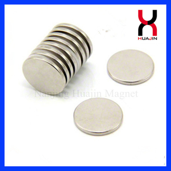 Permanent Nickel/Zinc Disc Round Magnet for Crafts (D15*2mm)