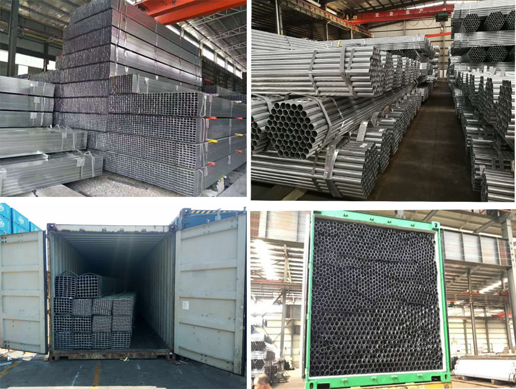 All Sizes Available Pre Galvanized Rectangular Square Steel Pipe