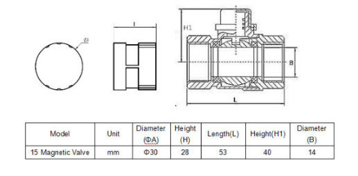 Magnetic Lockable Brass Ball Valve (Fv-01)