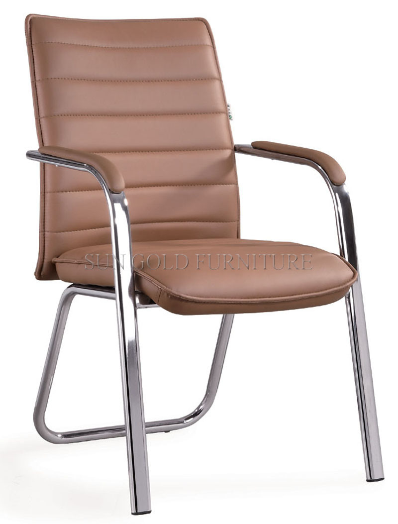 Meeting Chairs Conference Room Leather Office Visitor Chair (SZ-OC028)