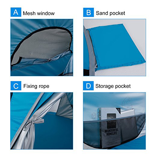 Pop up Beach Tent Instant Sun Shelter Tent