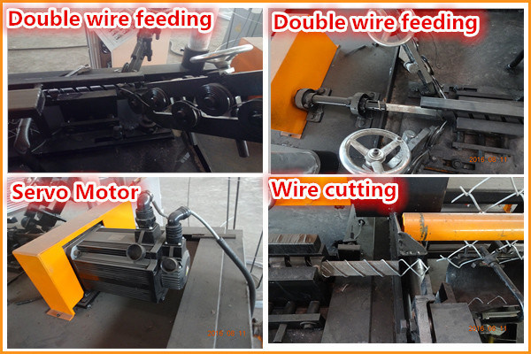 Automatic Double Wire Feeding Chain Link Fence Machine