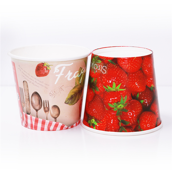 Customized High Quality Disposable Paper Takeaway Food Bowl