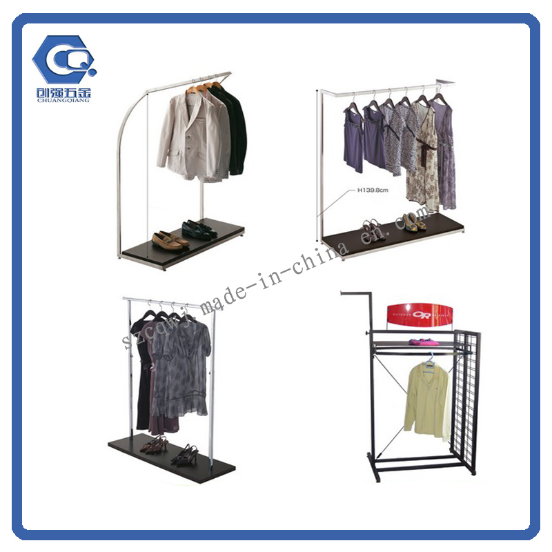 Metal Wholesale Garment Display Rack Clothing Shelf