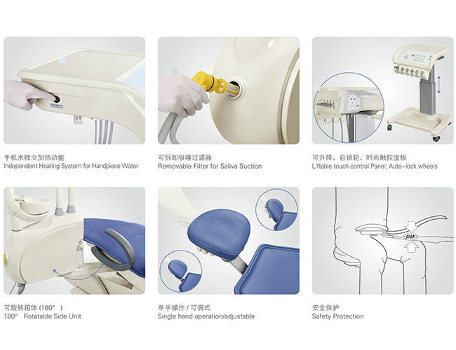 China Best Quality Dental Unit Ce & ISO Dental Chair