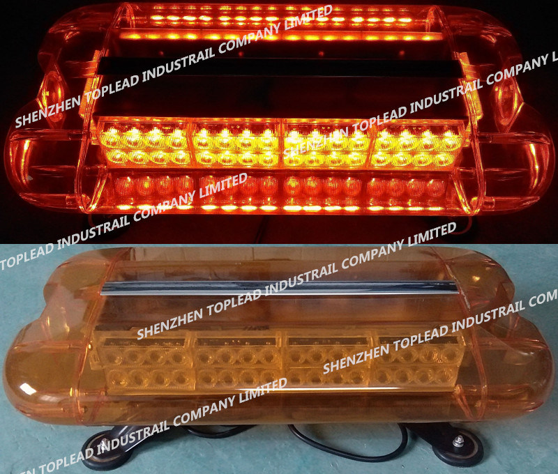 12V 80W LED Police and Emergency Lightbar with Magnetic and Rack Mounting