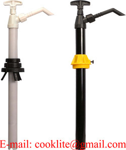 Chrome Plated Steel Drum Barrel Pump / Vertical Lift Hand Oil Transfer Pump