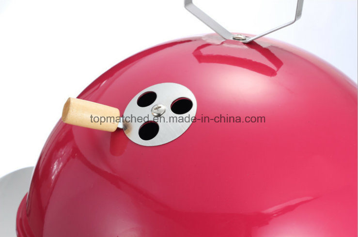 Portable Round BBQ Grill Charcoal Barbecue Grill