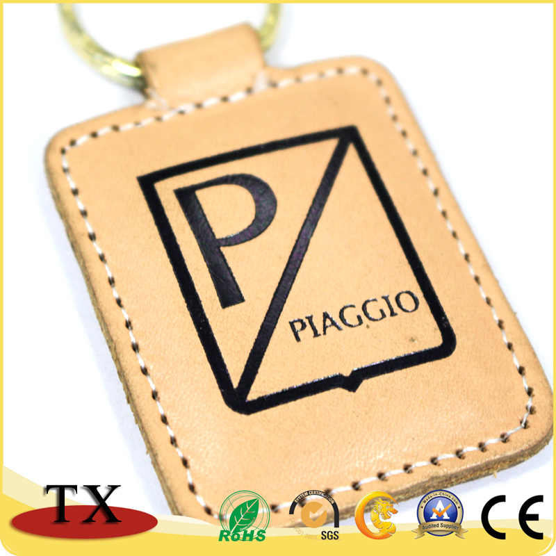 Good Quality Custom Logo PU Leather Key Chain for Promotion