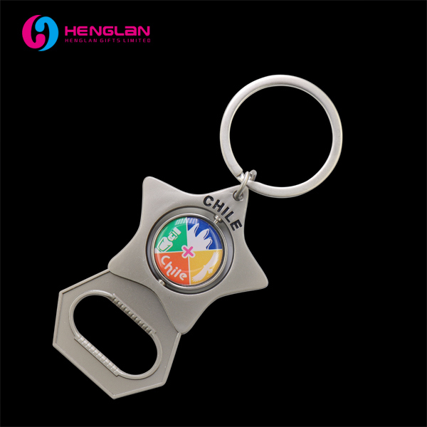 Silver Plated T Shaped Promotional Beer Bottle Opener