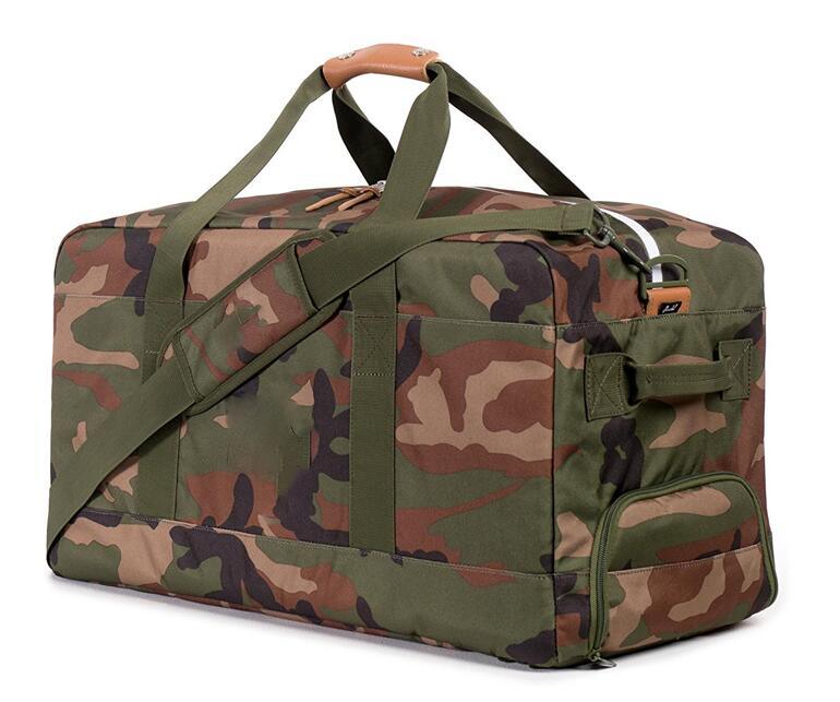 Travel Outfitter Convertible Bag Luggage Backpack Duffel Woodland Bag with Camo Orange Color