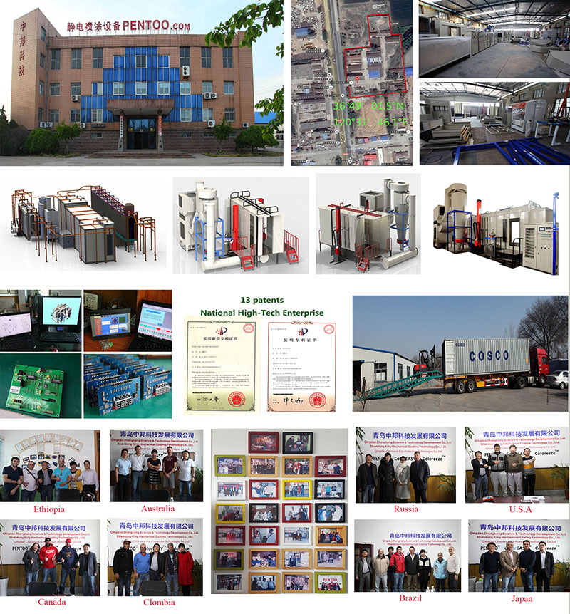 Powder Spray Booth for Wire Netting with Good Quality