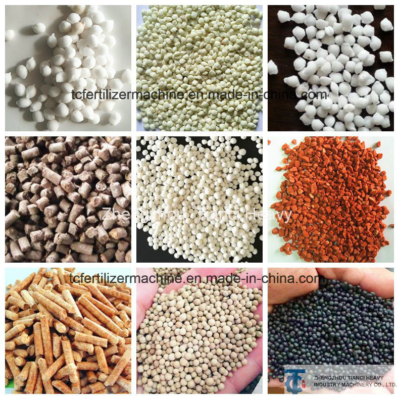 Professional Organic Fertilizer Granules Making Machine / Rotary Drum Granulator