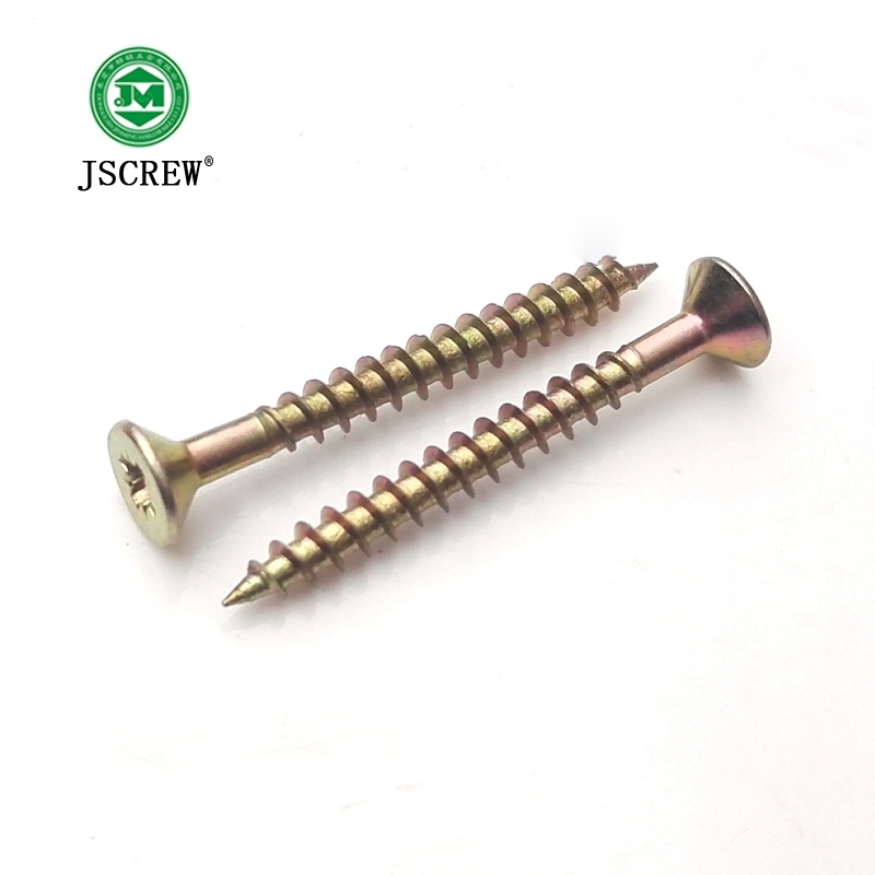 Metric Thread OEM Factory Zinc Plated Countersunk Head Chipboard Screw