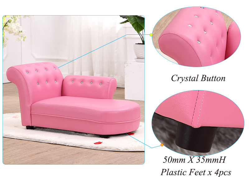 Chaise Lounge PVC Leather Chair/ Children Furniture (SXBB-60)