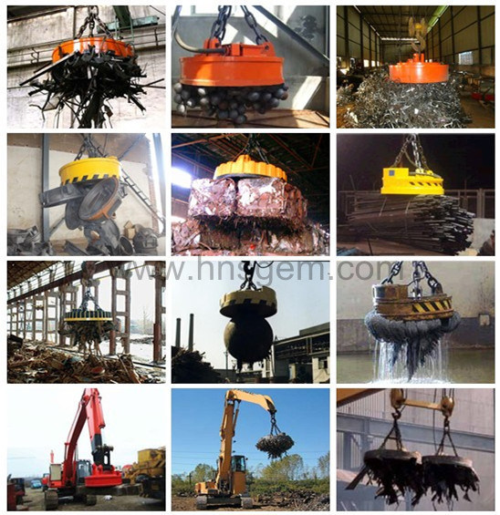 Round Type Scraps Lifting Electro Magnet Manufacturer