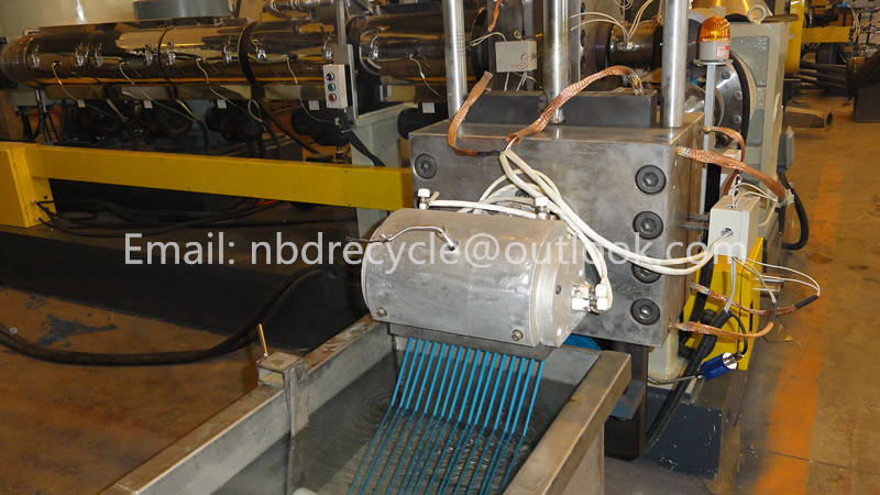 Double Stage Plastic Pellet Production Line Granulation Machine Pelletizer