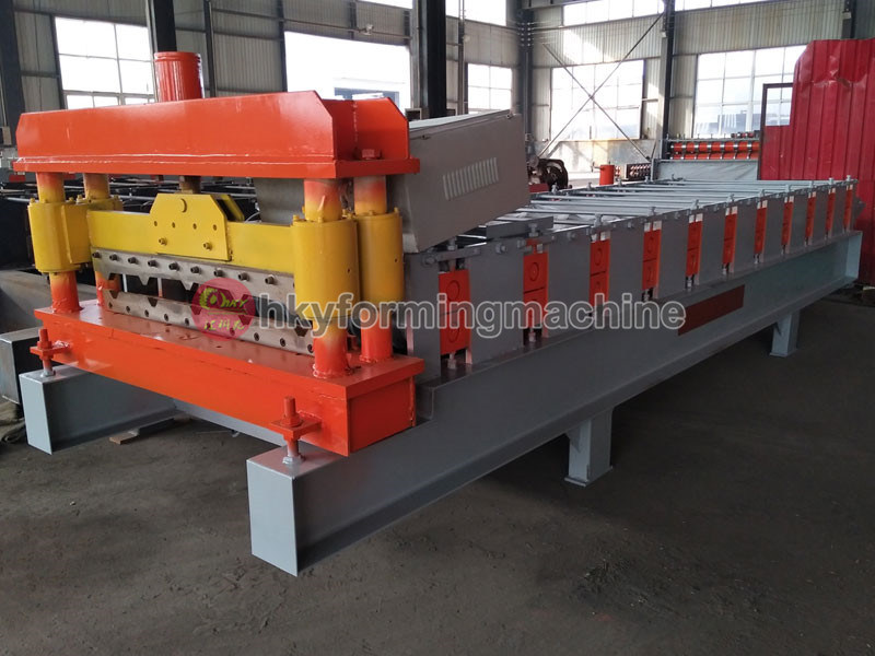 840 Ibr Trapezoidal Profile Metal Roofing Sheet Cold Roll Forming Machine