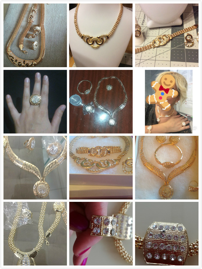 African Beads Crystal Bridal Jewellery Set