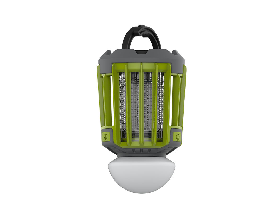 Plastic Mosquito Zapper Killer Camping Lantern Tent Light Lamp