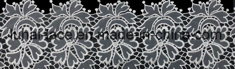 Embroidery Wedding Bridal Veil Flower Laser Lace Applique