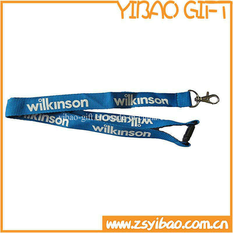 Custom Polyeaster/Nylon Silk Screen Printed Lanyard/Ribbon with Neck Strap