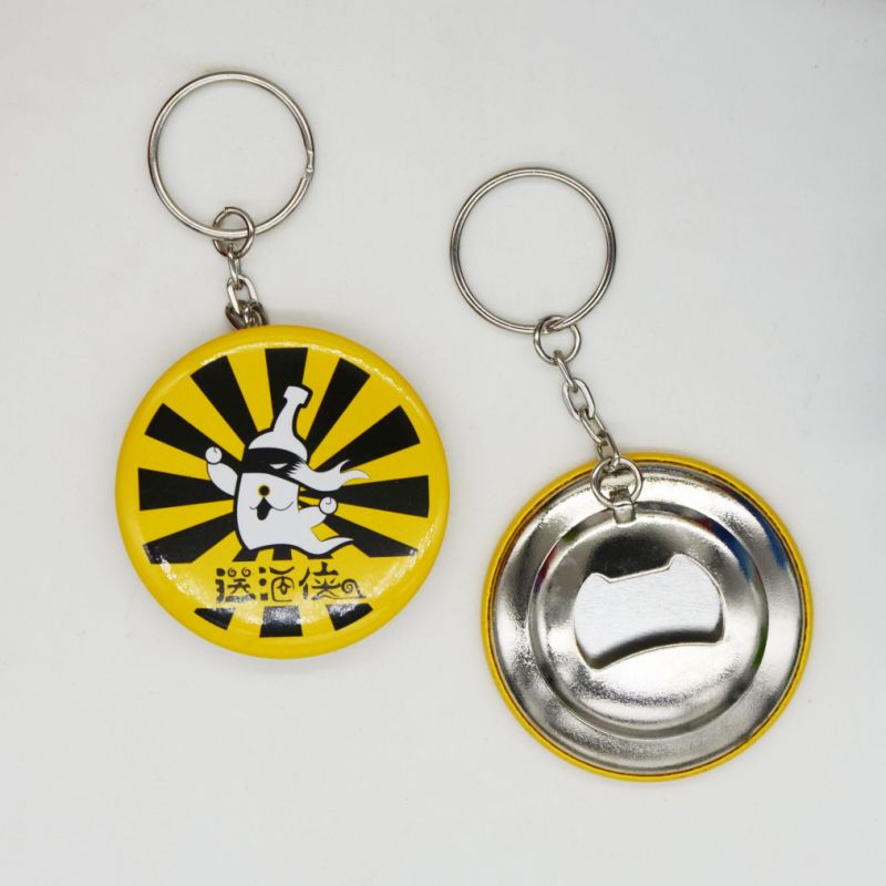 Factory Good Quality Custom Prints Logo Keychain Bottle Opener