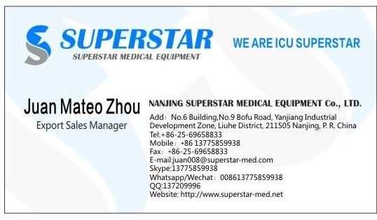 Medical Respiratory Treatment Ventilator/Breathing Ventilator Superstar S1100b ICU Ventilator Adult, Pediatric and Neonatal