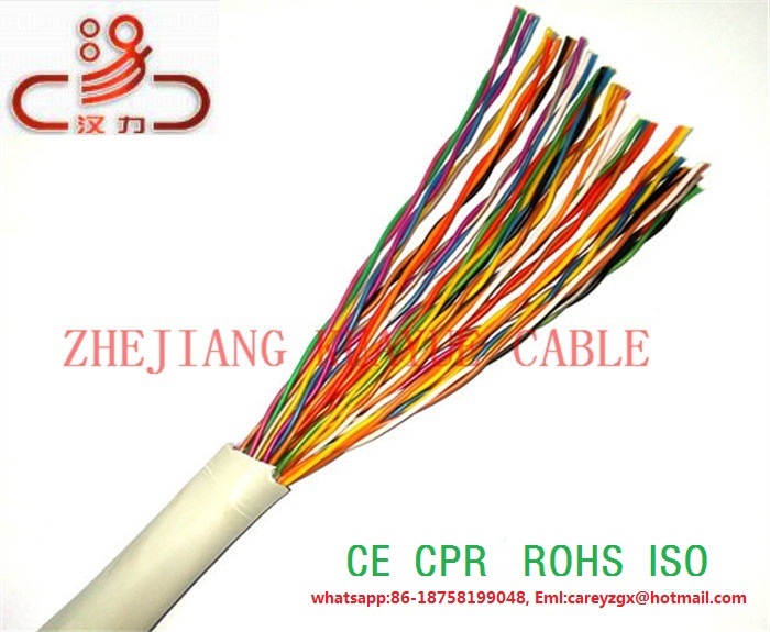 Cat 5e and Cat 3, 25-Pair Bulk Cable & PVC Jacket 25 Pair Telephone Cable 24AWG