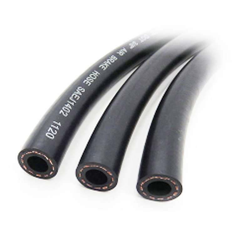 SAE J1402 EPDM Rubber Hose/Heat Resistant Tubing Air Hose/Air Coolant Radiator Brake Hose Black for Truck Parts