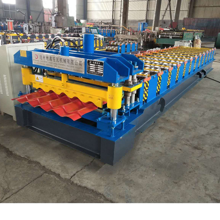 Dx 1100 Cold Bending Metal Sheet Roof Tile Forming Machine in China