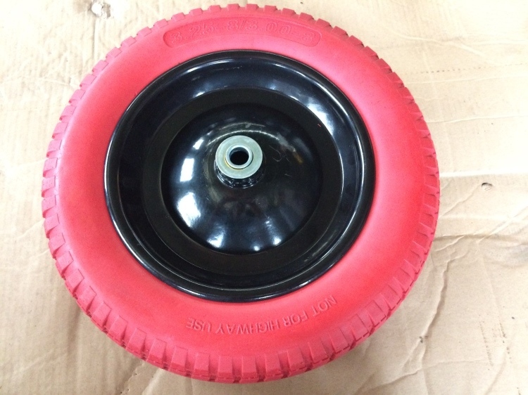 3.00-8 PU Foam Wheels with Metal Rim Made in China