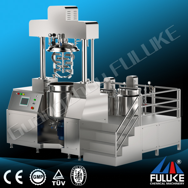 Fuluke Factory Product Face Cream 1000L Fixed Vacuum Homogenizing Mixer