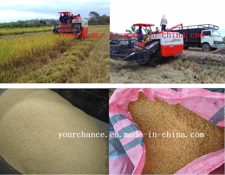 Philippines Hot Sale 4lz-4.0 Rice Combine Harvester with Vertical Discharging Pipe