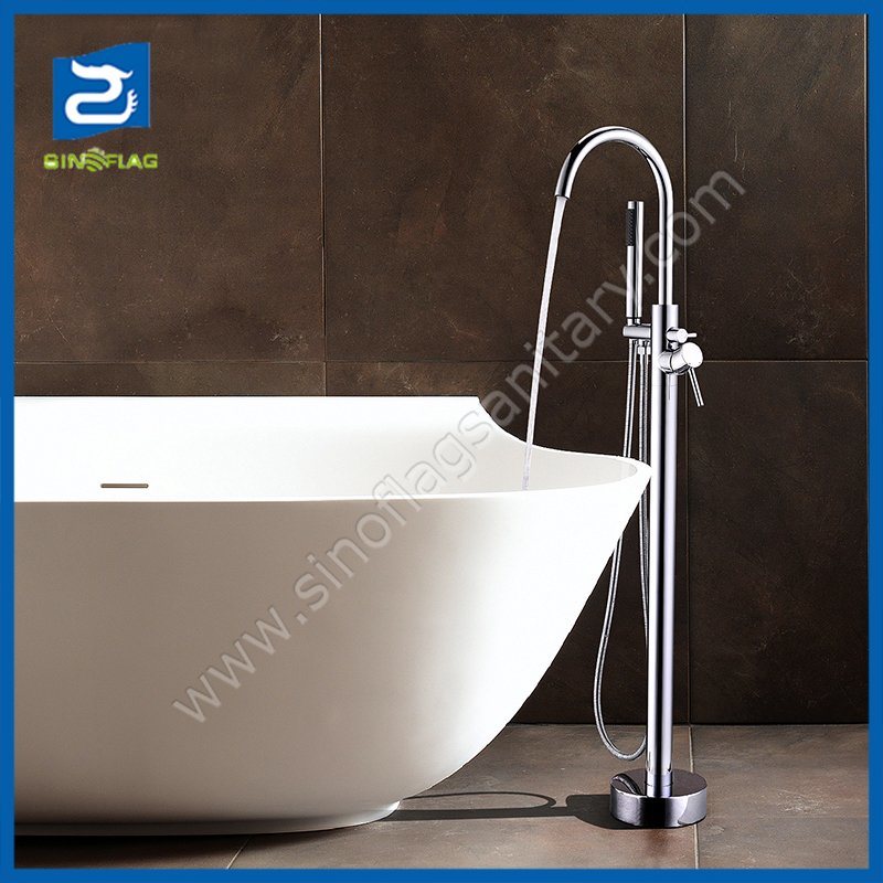 New Freestanding Bathtub Filler Walk in Tub Faucet