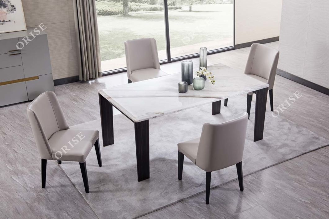 Fashion White Dining Table Chairs Set Dining Room Furniture