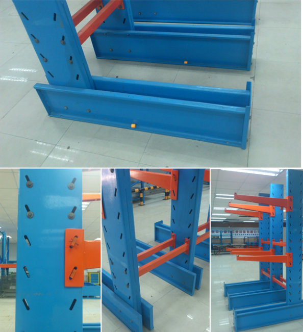 Double Faced Steel Storage Heavy Duty Cantilever Rack for Industrial