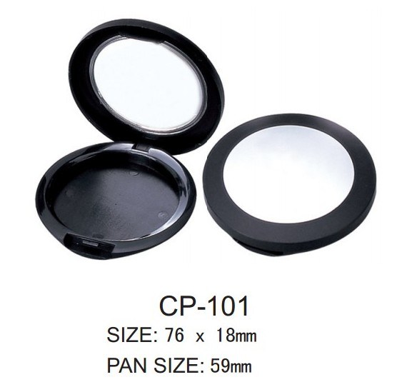 Round Plastic Compact Case