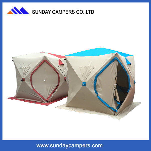 Pop-up Ice Fishing Tent for Winter Camping Pull out Tent
