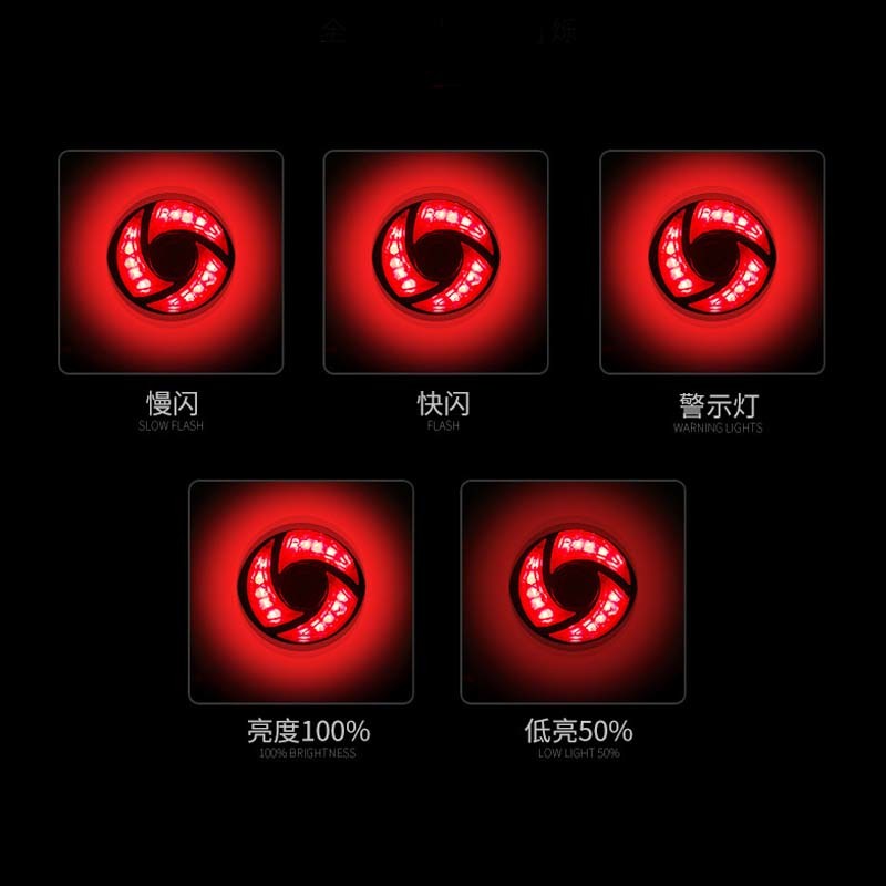 2018 USB Charging Dead Fly Bicycle Night Riding Taillight Warning Lights