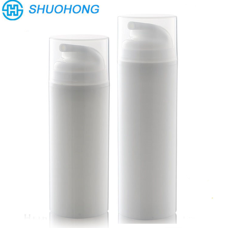 120ml White Plastic Packaging PP Airless Lotion Bottle