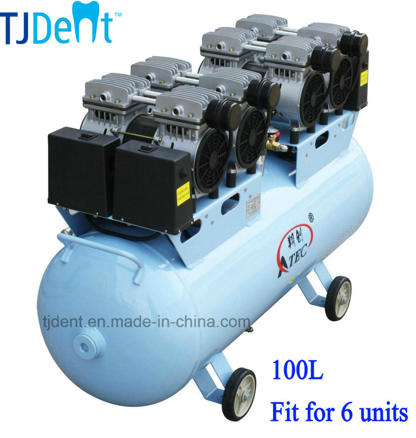 100L Volume Ce Approved Dental Air Compressor (TJ-240/100)