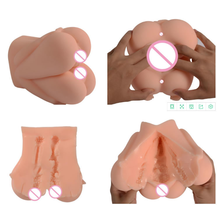 New Product Double Pussy and Lifelike Artificial Vagina Ass Sex Toy