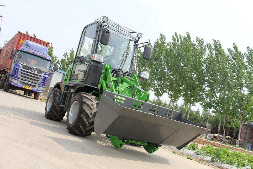 MP 0.8 T Hydraulic Mini Wheel Loader with All Kinds of Implements