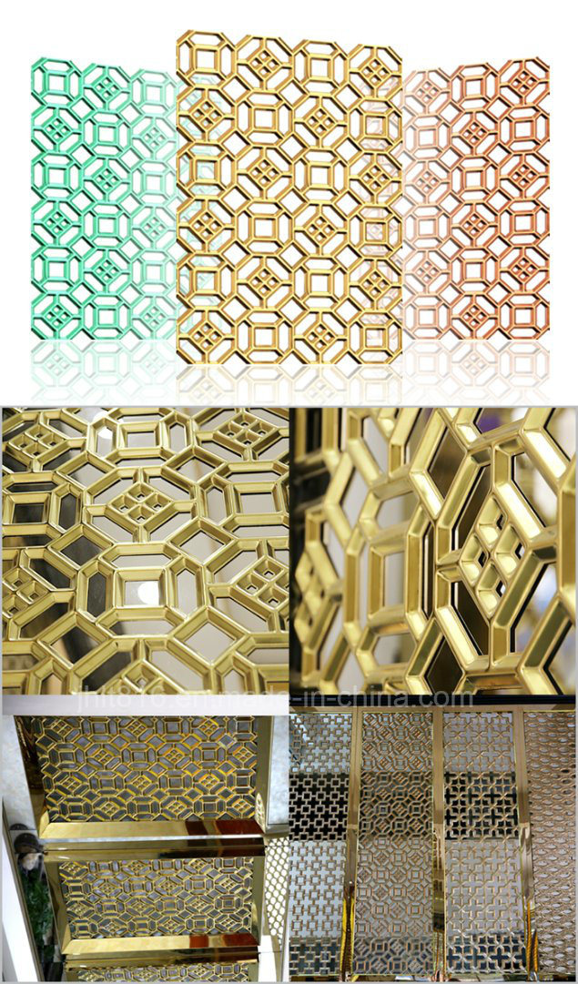 Stainless Steel Color Decorative Plate Manufacturers Metal Embossing Sheet